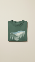 Misty pines unisex cotton tee