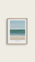 Coastal horizon archival art print