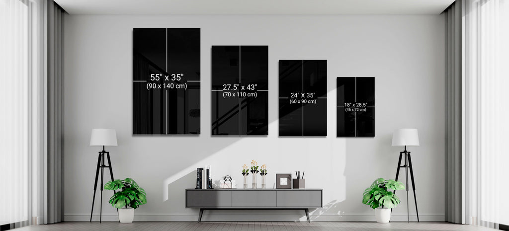 Misty Forest Wolf Glass Wall Art