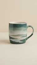 Dawn over sound ceramic mug