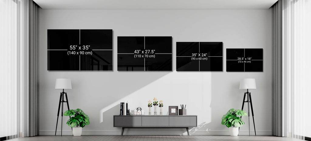 Misty Forest Wolf Glass Wall Art